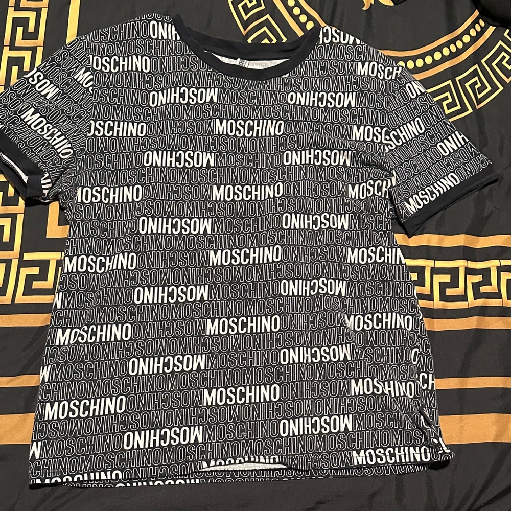 Moschino Monochrome Logo Tee